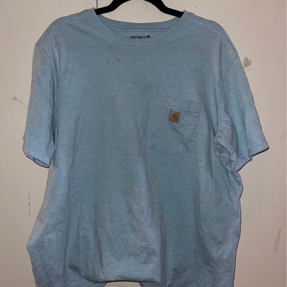 Carhartt Men's Sky Blue Short Sleeve Tee